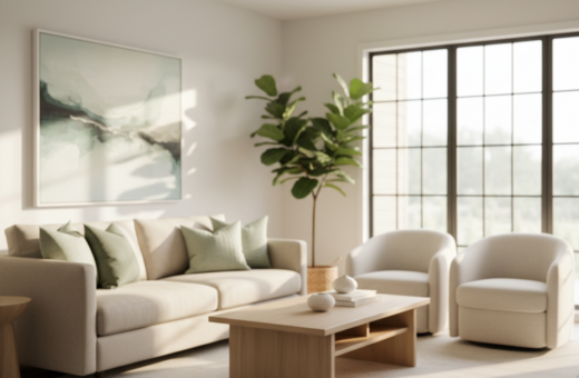 Muted Green Accents That Work in Calm Minimal Interiors