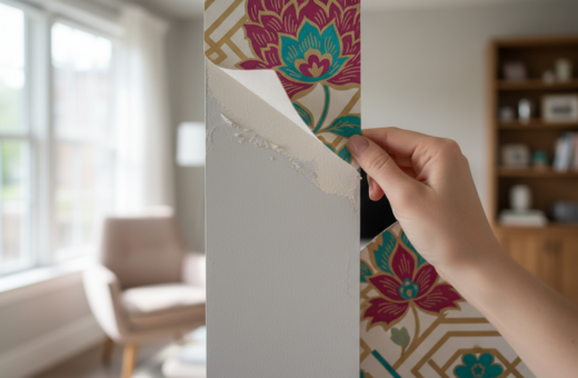 What Actually Happens When You Remove Peel-and-Stick Wallpaper